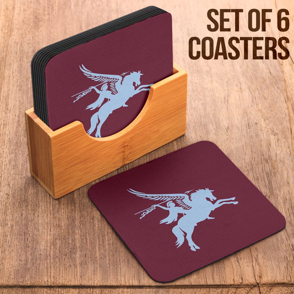 Coasters Square Coasters - Pegasus Coasters (6) / Set of 6 Pegasus Coasters (6)