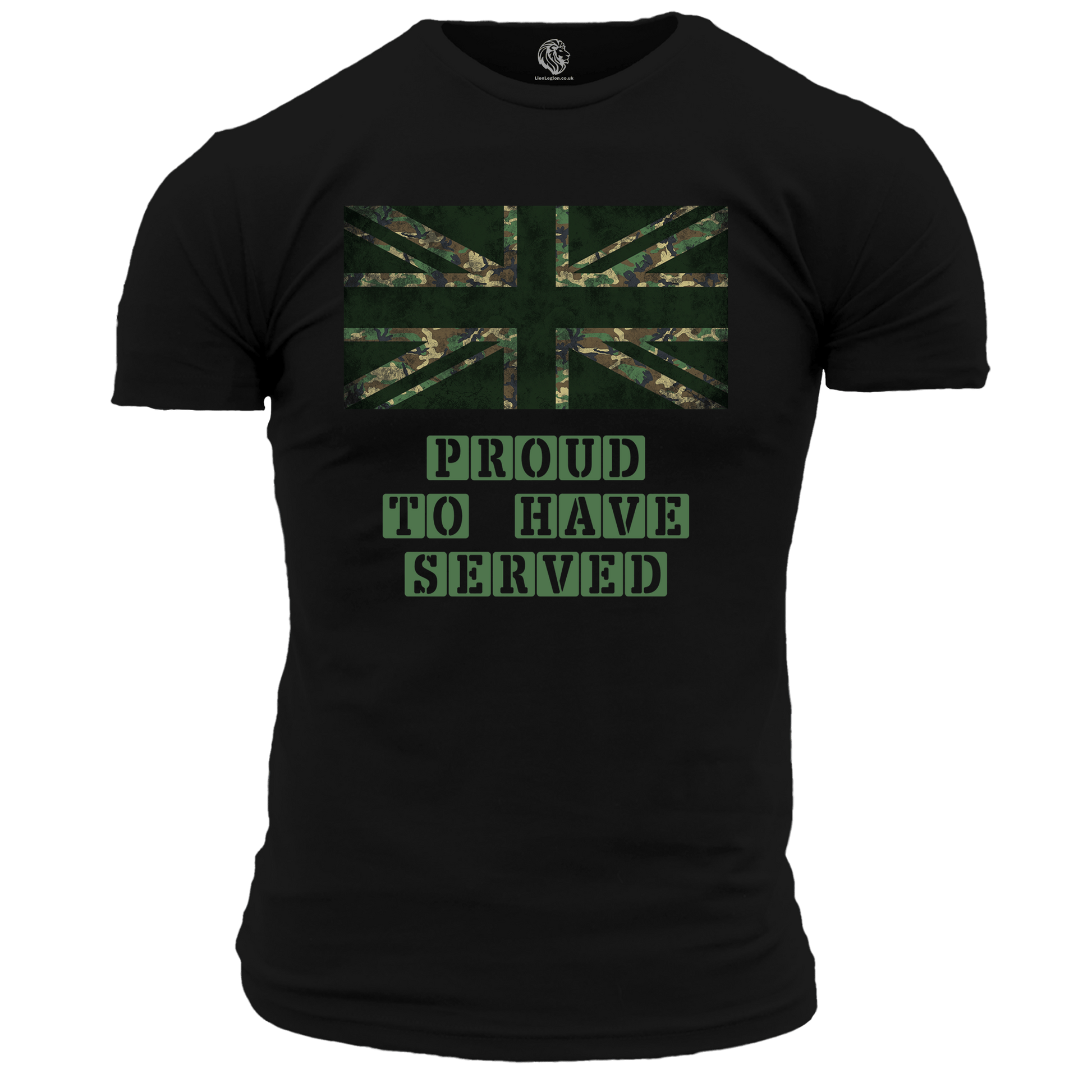 T-Shirt Black / S Proud To Have Served