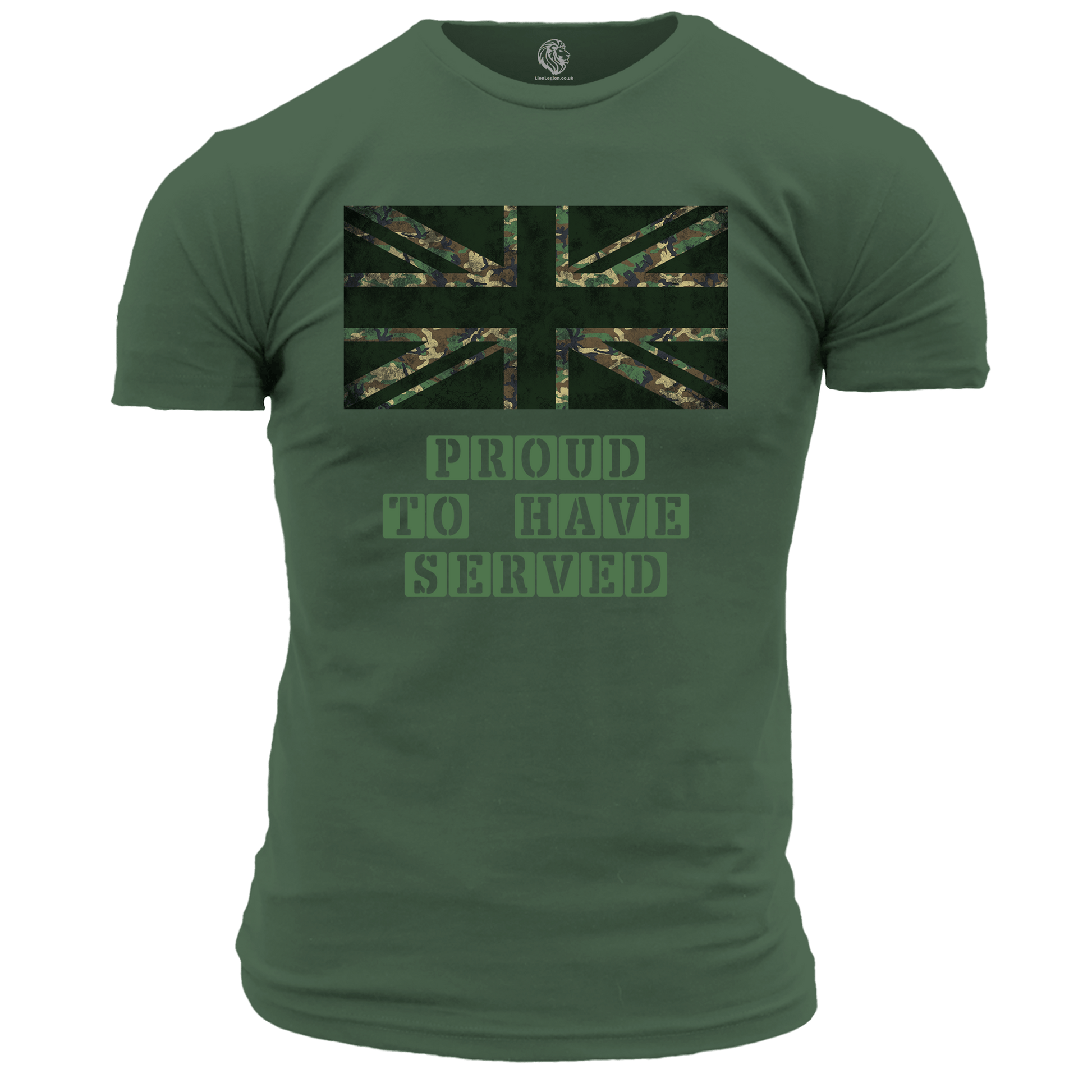 T-Shirt Military Green / S Proud To Have Served