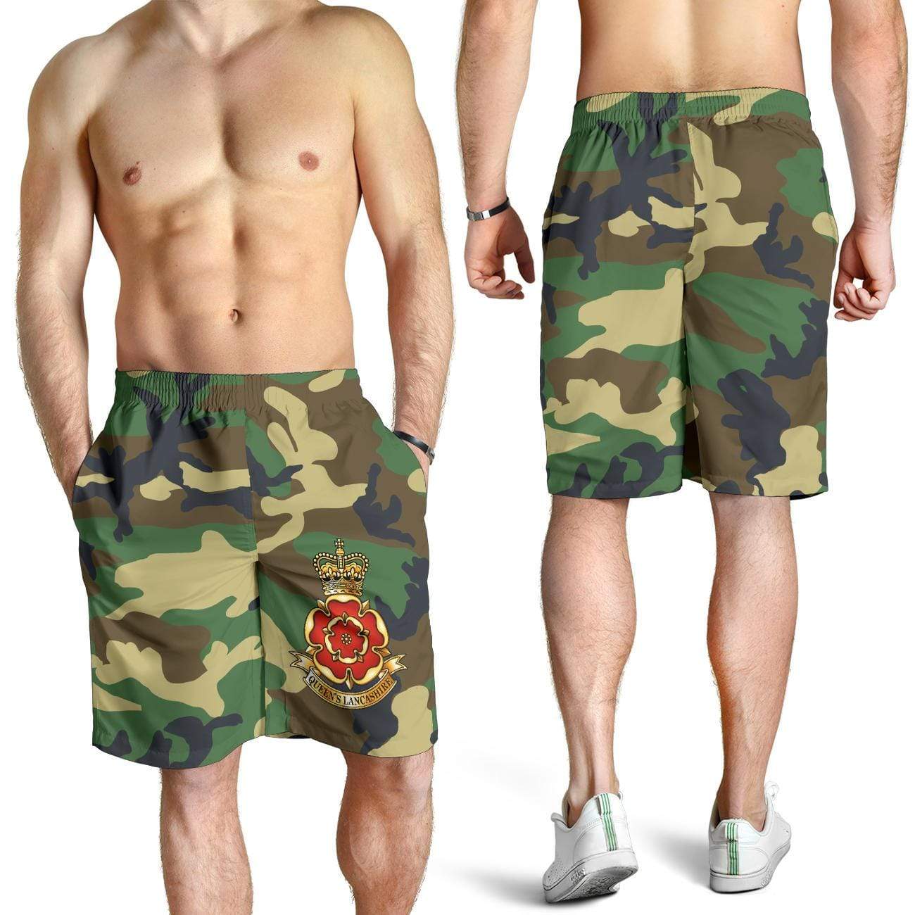 shorts S Queen's Lancashire Regiment Camo Men's Short