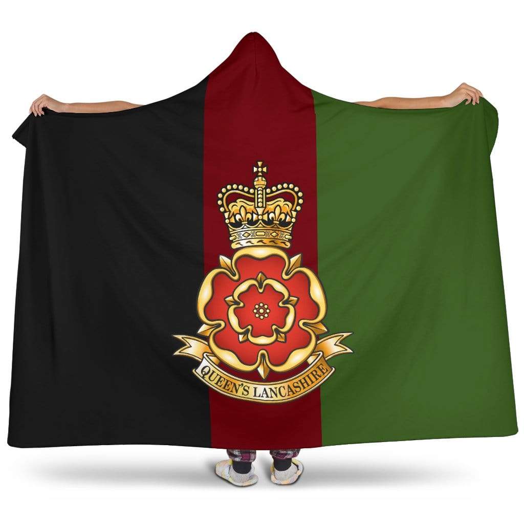 premium hooded blanket Queen's Lancashire Regiment Premium Hooded Blanket