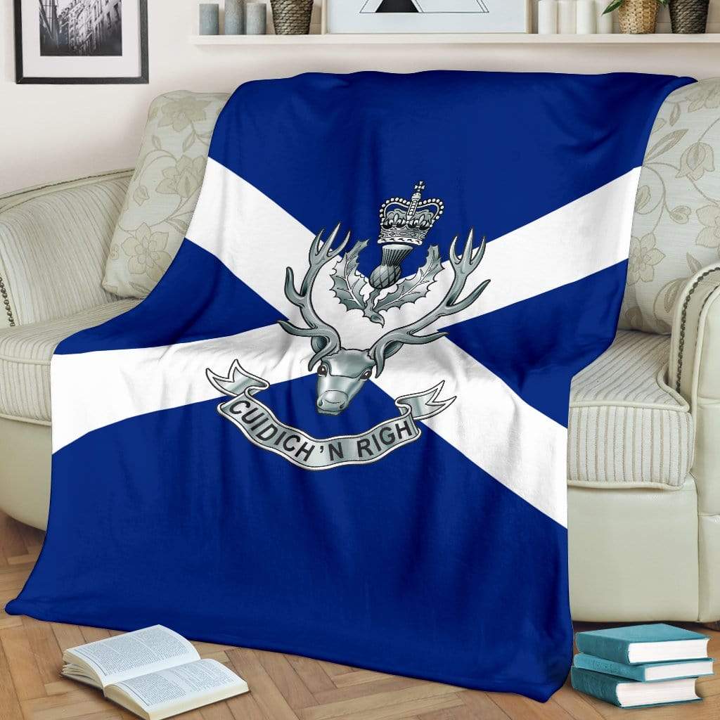 fleece blanket Queen's Own Highlanders Fleece Blanket