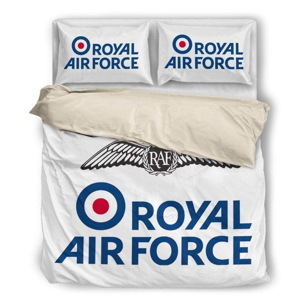 duvet Bedding Set - Beige - RAF Modern / Twin RAF Duvet Cover + 2 Pillow Cases