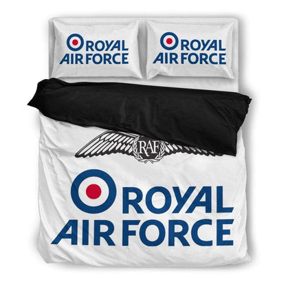 duvet Bedding Set - Black - RAF Modern / Twin RAF Duvet Cover + 2 Pillow Cases