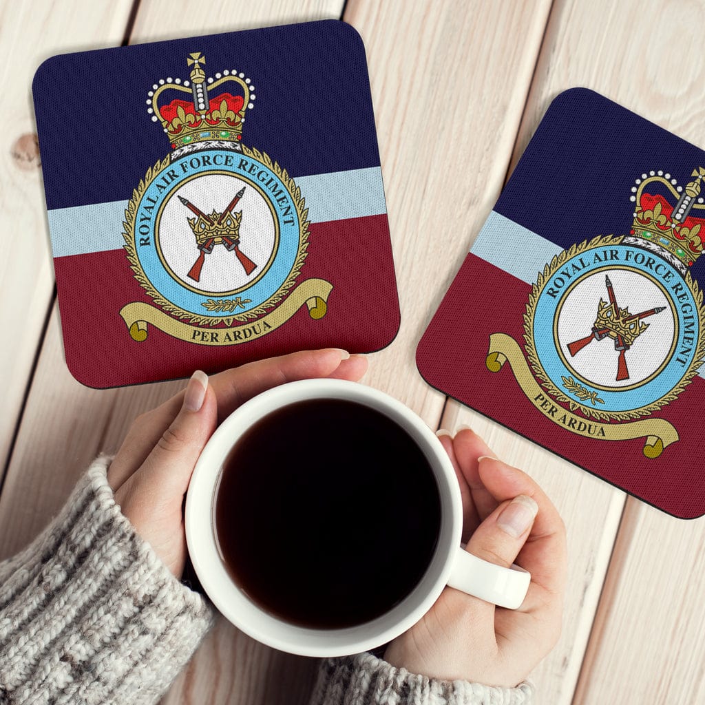 Coasters Square Coasters - RAF Regiment Coasters (6) / Set of 6 RAF Regiment Coasters (6)