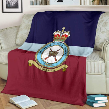fleece blanket RAF Regiment Fleece Blanket