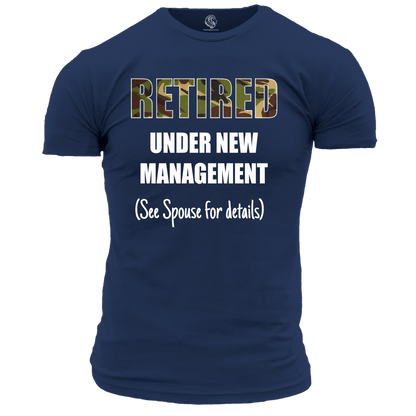 T-Shirt Navy / S Retired Under New Management