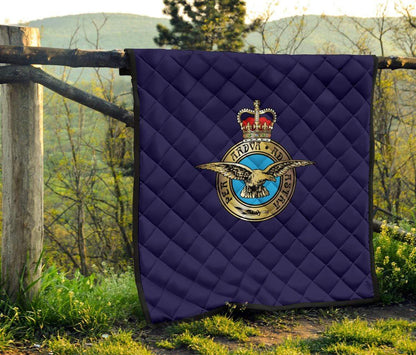 quilt Lap Blanket (45 x 50 inches / 114 x 127 cm) Royal Air Force Quilted Blanket