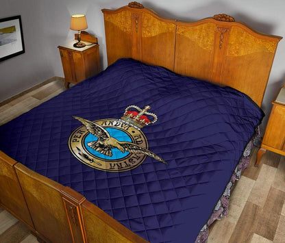 quilt Queen (80 x 90 inches / 203 x 228 cm) Royal Air Force Quilted Blanket