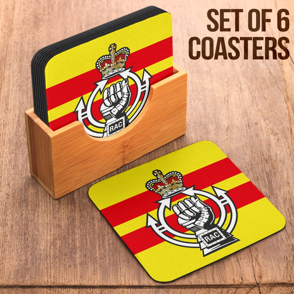 Coasters Square Coasters - Royal Armoured Corps Coasters (6) / Set of 6 Royal Armoured Corps Coasters (6)