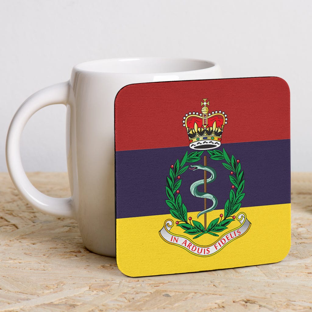 Coasters Square Coasters - Royal Army Medical Corps Coasters (6) / Set of 6 Royal Army Medical Corps Coasters (6)