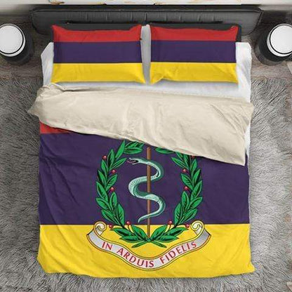 duvet Bedding Set - Beige - Royal Army Medical Corps / Super King Royal Army Medical Corps Duvet Cover + 2 Pillow Cases