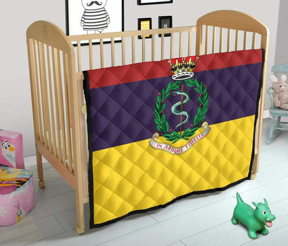 quilt Crib (45 x 50 inches / 114 x 127 cm) Royal Army Medical Corps Quilted Blanket