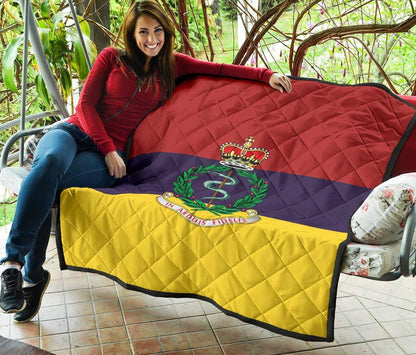 quilt Twin (75 x 85 inches / 190 x 216 cm) Royal Army Medical Corps Quilted Blanket