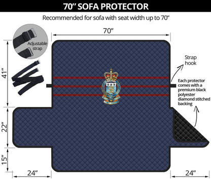 sofa protector 70" 70 Inch Sofa Royal Army Ordnance Corps 3-Seat Sofa Protector