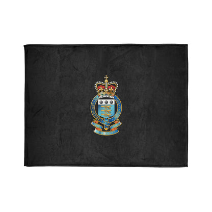 Fleece Blanket Royal Army Ordnance Corps Fleece Blanket (Black Background)