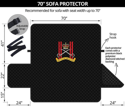 sofa protector 70" 70 Inch Sofa Royal Army Physical Training Corps 3-Seat Sofa Protector