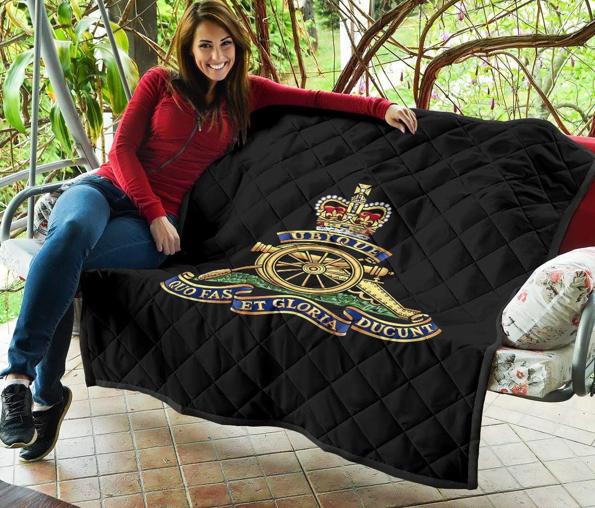 quilt Twin (75 x 85 inches / 190 x 216 cm) Royal Artillery Quilted Blanket