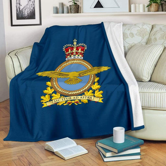 fleece blanket Youth (56 x 43 inches / 140 x 110 cm) Royal Canadian Air Force Fleece Throw Blanket