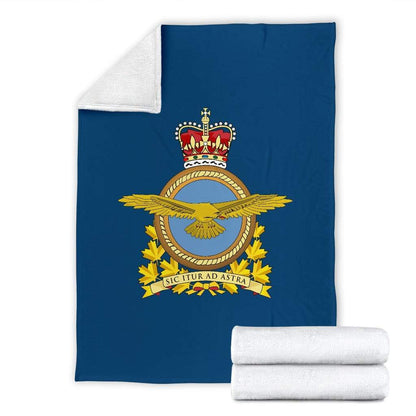 fleece blanket Royal Canadian Air Force Fleece Throw Blanket