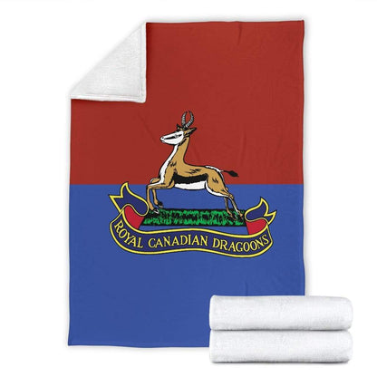 fleece blanket Royal Canadian Dragoons Fleece Throw Blanket