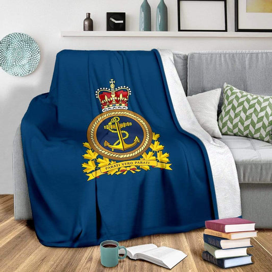 fleece blanket Youth (56 x 43 inches / 140 x 110 cm) Royal Canadian Navy Fleece Throw Blanket
