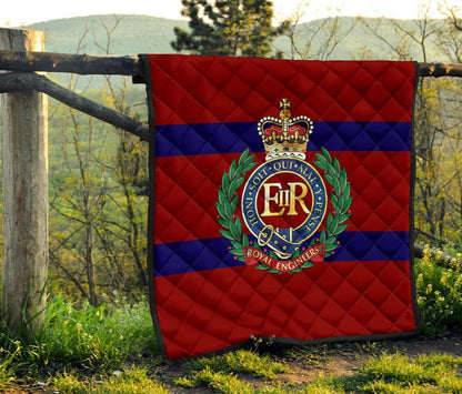 quilt Twin (75 x 85 inches / 190 x 216 cm) Royal Engineers Quilted Blanket