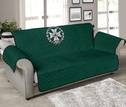 sofa protector 70" 70 Inch Sofa Royal Green Jackets 3-Seat Sofa Protector