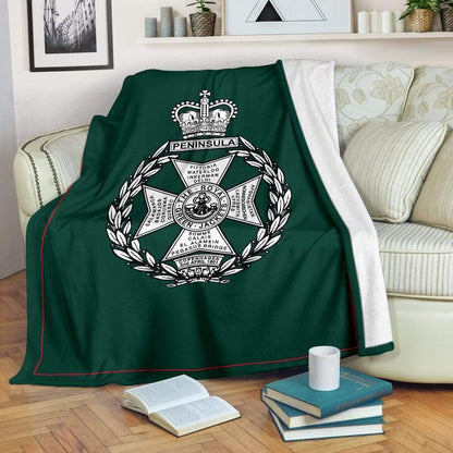 fleece blanket Royal Green Jackets Fleece Blanket