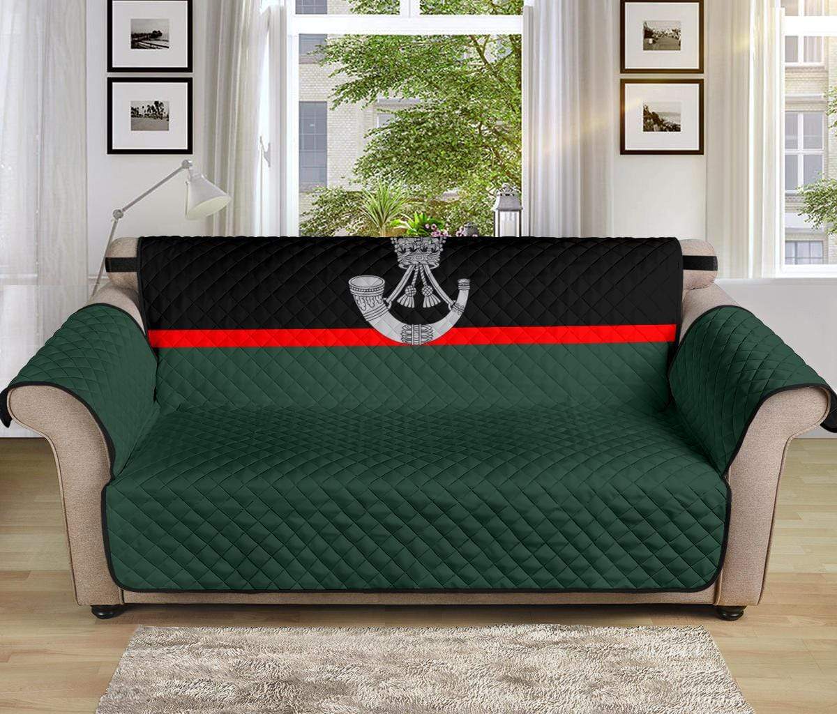 sofa protector 70" 70 Inch Sofa Royal Gurkha Rifles 3-Seat Sofa Protector