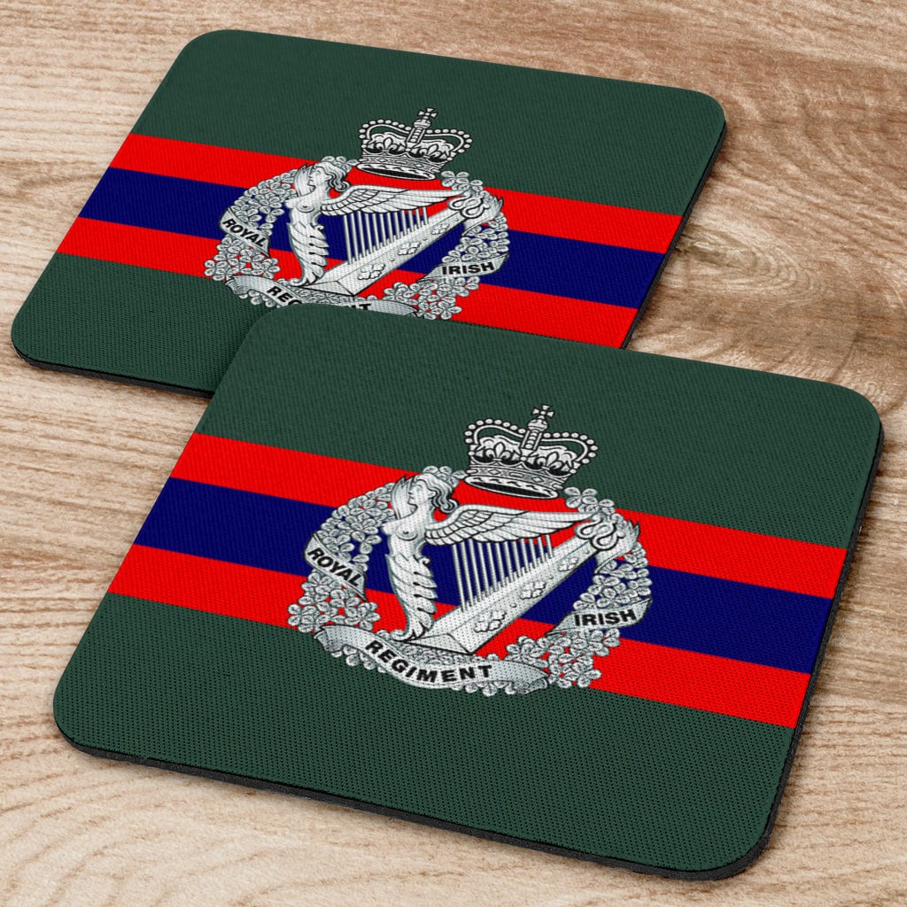 Coasters Square Coasters - Royal Irish Regiment Coasters (6) / Set of 6 Royal Irish Regiment Coasters (6)