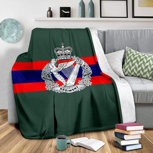 fleece blanket Youth (56 x 43 inches / 140 x 110 cm) Royal Irish Regiment Fleece Blanket