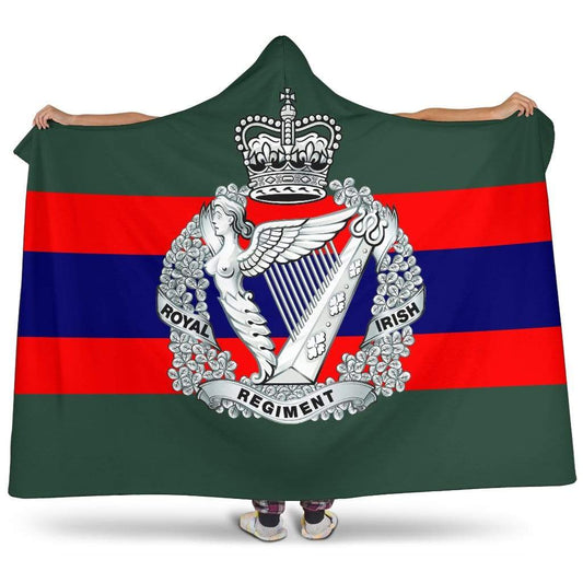 premium hooded blanket Royal Irish Regiment Premium Hooded Blanket