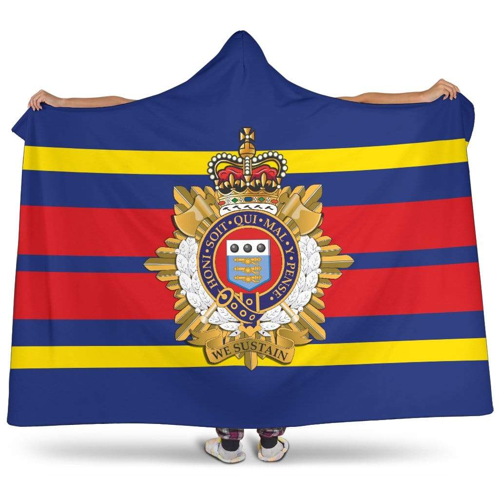 premium hooded blanket Royal Logistics Corps Premium Hooded Blanket