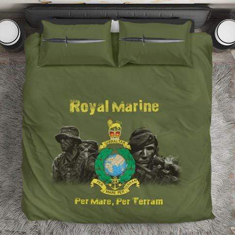 duvet UK Super King Royal Marine Green Duvet Cover Set