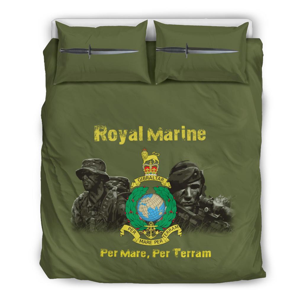 duvet UK Double Royal Marine Green Duvet Cover Set