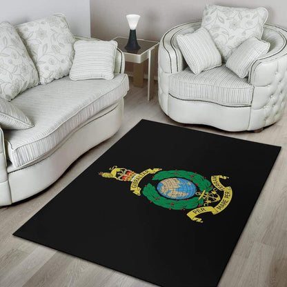 rug Royal Marines Mat (Black)