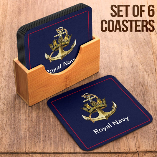 Coasters Square Coasters - Royal Navy Coasters (6) / Set of 6 Royal Navy Coasters (6)