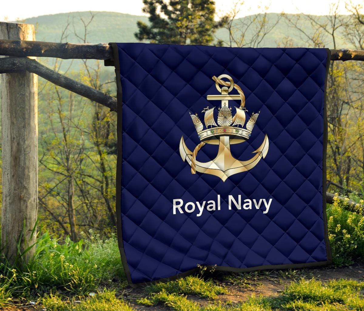 quilt Royal Navy Quilted Blanket