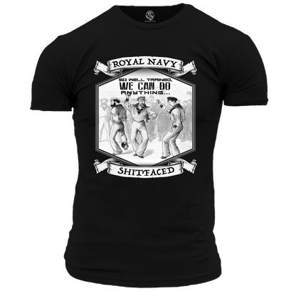 T-Shirt Black / S Royal Navy So Well Trained, We Can Do Anything