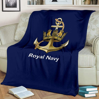 fleece blanket Royal Navy Traditional Fleece Blanket