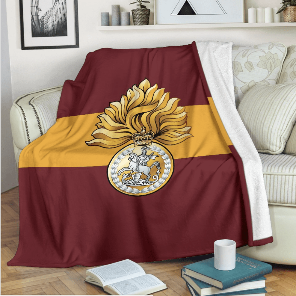 fleece blanket Youth (56 x 43 inches / 140 x 110 cm) Royal Regiment of Fusiliers Fleece Blanket