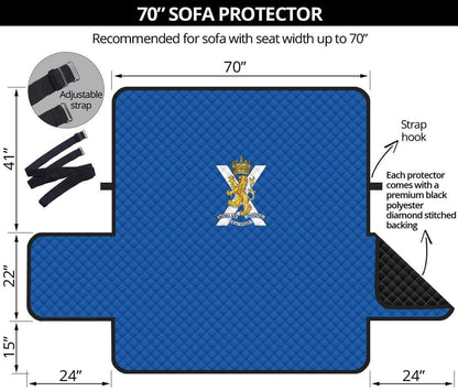 sofa protector 70" 70 Inch Sofa Royal Regiment of Scotland 3-Seat Sofa Protector
