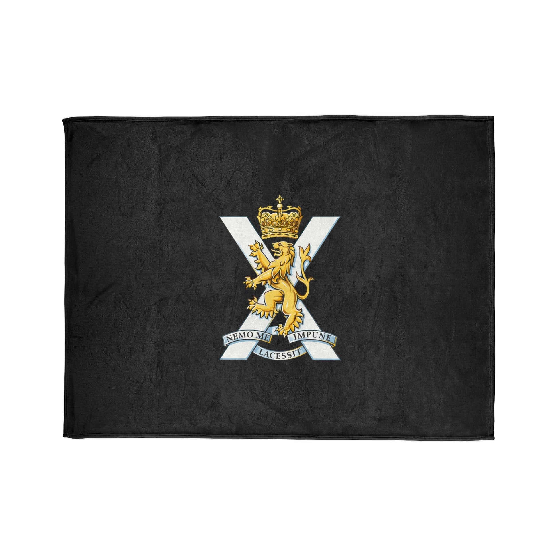 Fleece Blanket Royal Regiment Of Scotland Fleece Blanket (Black Background)