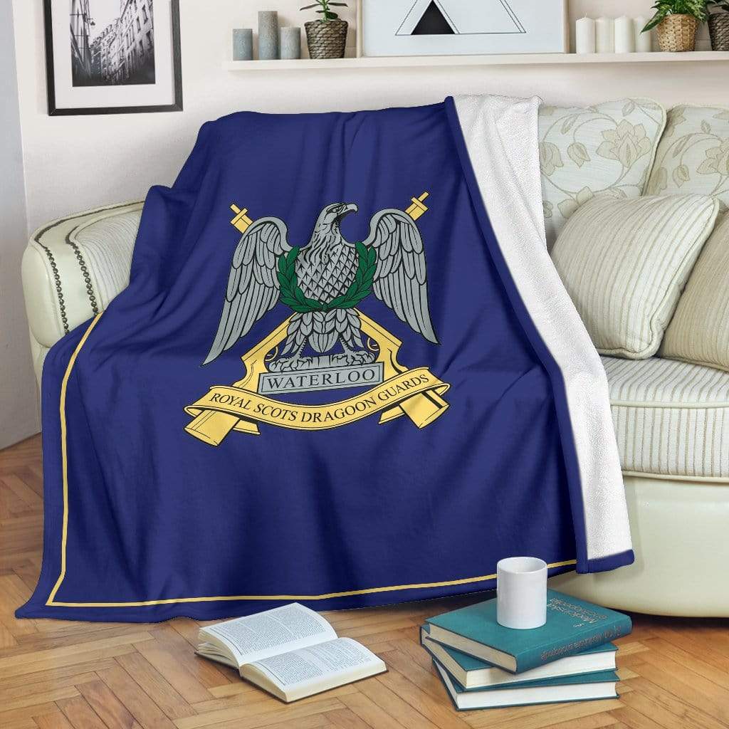 fleece blanket Youth (56 x 43 inches / 140 x 110 cm) Royal Scots Dragoon Guards Fleece Blanket