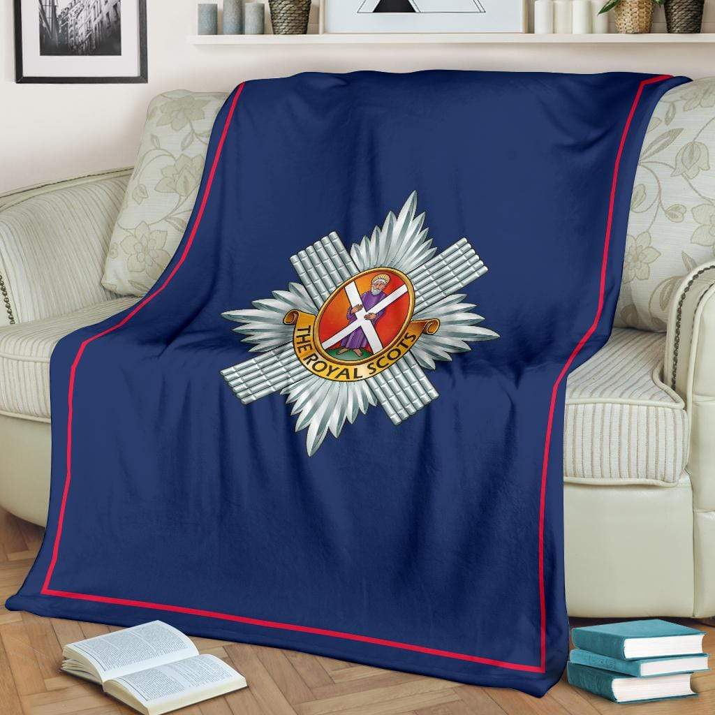 fleece blanket Large (70 x 54 inches / 180 x 140 cm) Royal Scots Fleece Blanket