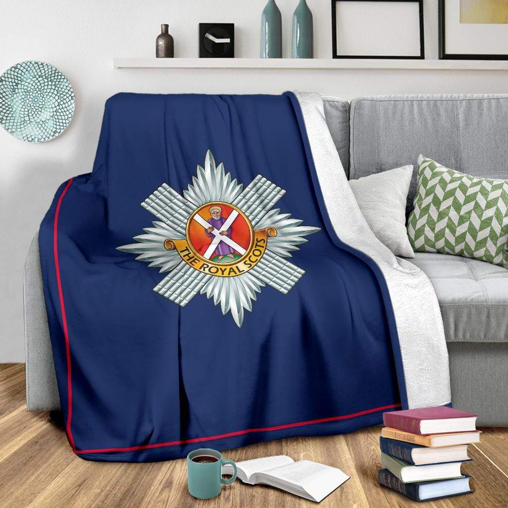 fleece blanket X-Large (80 x 60 inches / 200 x 150 cm) Royal Scots Fleece Blanket