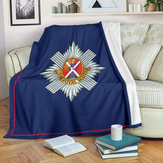 fleece blanket Youth (56 x 43 inches / 140 x 110 cm) Royal Scots Fleece Blanket