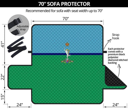 sofa protector 70" 70 Inch Sofa Royal Signals 3-Seat Sofa Protector