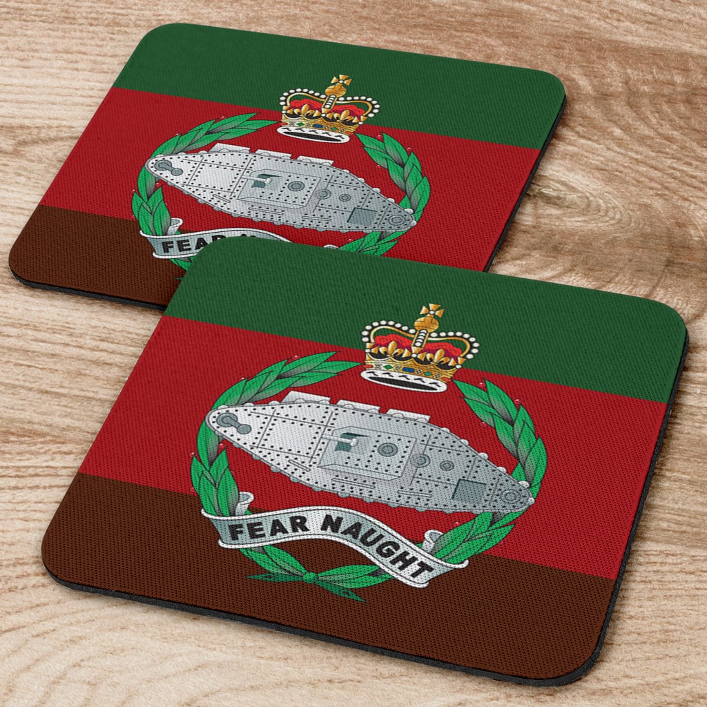 Coasters Square Coasters - Royal Tank Regiment Coasters (6) / Set of 6 Royal Tank Regiment Coasters (6)